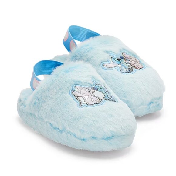 Disney Collection Kids Girls Lilo & Stitch Angel SlipOn Slippers 5/6 or 9/10 NEW - Picture 1 of 6